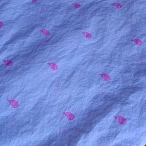 Pottery barn crib sheet.